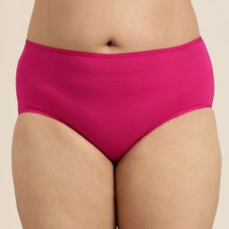 Sztori Women Plus Size Solid High-Rise Hipster Brief-image-77