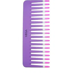 VEGA Lilac Shampoo Comb for Detangling Hair 1268 - Purple-image-5