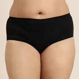 Sztori Women Plus Size Solid High-Rise Hipster Brief-image-31