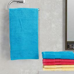 BIANCA Set of 6 Solid Super Absorbent 380 GSM Cotton Hand Towels-58