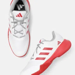 ADIDAS Men DROP SHOT Woven Design Tennis Shoes-image-36