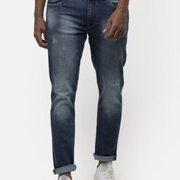 Voi Jeans Men Blue Skinny Fit High-Rise Clean Look Stretchable Jeans-image-45