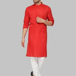 ROYAL KURTA Men Pure Cotton Kurta with Churidar-image-91