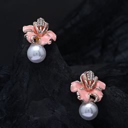 Shining Diva Fashion Gold-Plated Contemporary Drop Earrings-44
