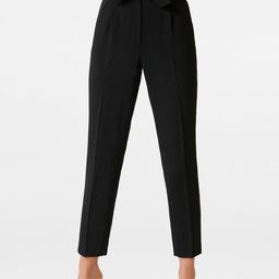 Forever New Women Black Tapered Fit Trousers-image-19