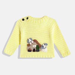 CHUTPUT Kids Conversational Crochet Woollen Pullover-image-58