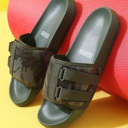 CHUPPS Men Printed Velcro ErgoX Plus Sliders-image-58