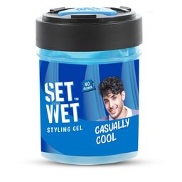 Set Wet Men Cool Hold Styling Hair Gel - 250 ml-13