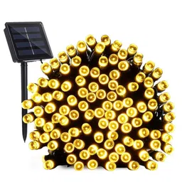 XERGY Off White Solar Powered LED String Lights-2