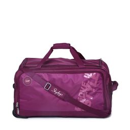 Skybags Unisex Purple Two-Toned Casper Trolley Duffle Bag-24