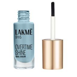 Lakme 9 to 5 Primer + Gloss Nail Color - Blue Scape - 6 ml-27