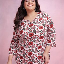 Dressberry Curve Plus Size Printed Co-Ords-image-55