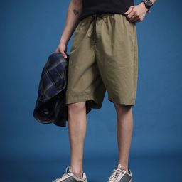 The Roadster Life Co. Men Mid-Rise Pure Cotton Relaxed Fit Shorts-image-38