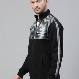 Wildcraft Men Black & Grey Striped 1 Sweatshirt-image-83