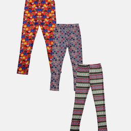 TINY HUG Girls Pack Of 3 Assorted Tights-image-67