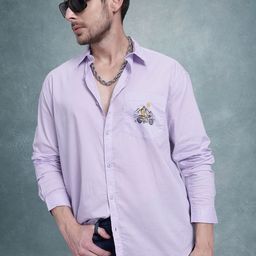 The Roadster Life Co. Drop Shoulder Sleeves Printed Pure Cotton Shirt-image-81