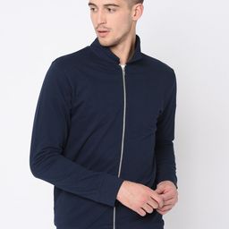 Rigo Men Navy Blue Solid Sweatshirt-image-92