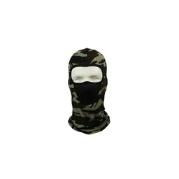 iSWEVEN Unisex Green & Brown Camouflage Printed Balaclavas Mask-image-29