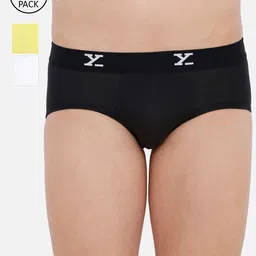 XYXX Men Pack Of 3 Ultra Soft Antimicrobial Basic Briefs XYBRF3PCKN17-picture-17