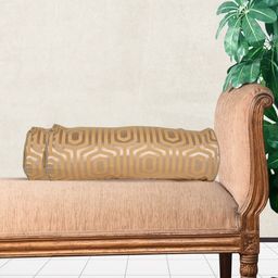 Home Mustard & Gold-Toned Rectangle Cushion Covers-46