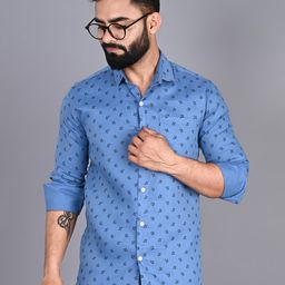 FUBAR Modern Floral Printed Cotton Casual Shirt-image-28
