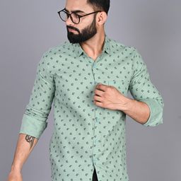 FUBAR Modern Floral Printed Cotton Casual Shirt-image-68