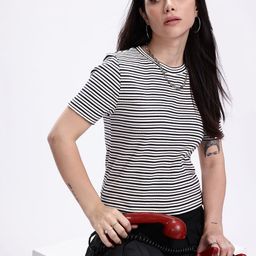 Kook N Keech Women Striped T-shirt-picture-36