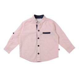 Nino Bambino Boys Pink Regular Fit Organic Cotton Printed Casual Shirt-image-38