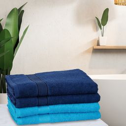BIANCA Set Of 4 Pure Cotton Ultra-Fluffy Towels-17