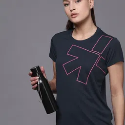 HRX by Hrithik Roshan Printed Rapid-Dry Training T-shirt-image-25