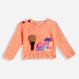 CHUTPUT Kids Conversational Crochet Woollen Pullover-image-94