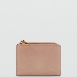 MANGO Women Abstract Textured Two Fold Wallet-11