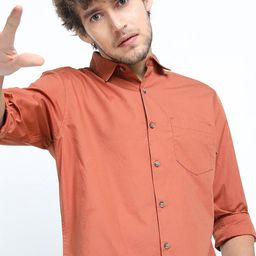 HIGHLANDER Men Slim Fit Opaque Casual Shirt-picture-47