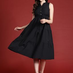 all about you Tiered A-Line Dress-image-14