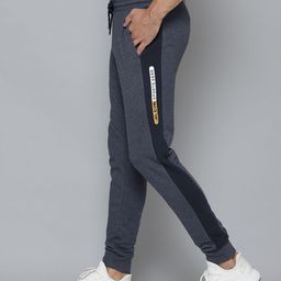 Alcis Men Navy Blue Solid Slim Fit Joggers-image-78