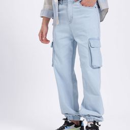 glitchez Men Flow State Baggy Fit Jeans-image-19