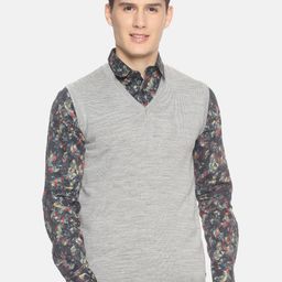 513 Men Grey Melange Solid-image-25