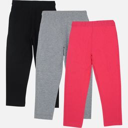 DYCA Boys Pack Of 3 Solid Straight-Fit Cotton Track Pants-image-18