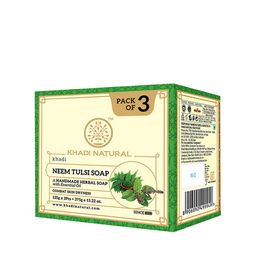 Khadi Natural Set of 3 Handmade Neem-Tulsi Soap-49