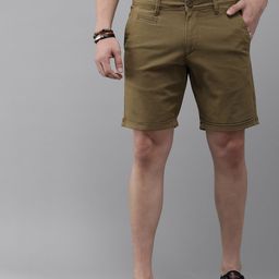 Roadster Men Mid-Rise Regular Fit Chino Shorts-image-72