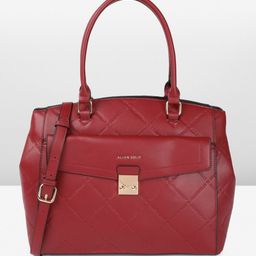 Allen Solly Brand Logo Self-Design Handheld Bag-27