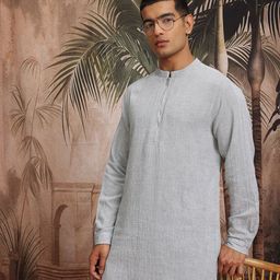Sangria Men Pure Cotton Kurta-image-94