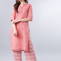 Vishudh Pink Floral Printed Kurta-picture-33