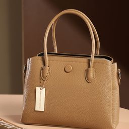 French Connection Textured PU Structured Handheld Bag-25