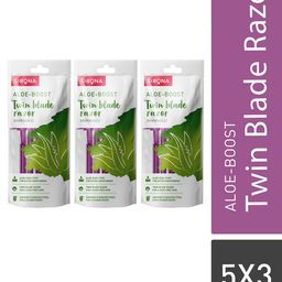Sirona Women Set of 15 Disposable Shaving Razors With Aloe Boost-13