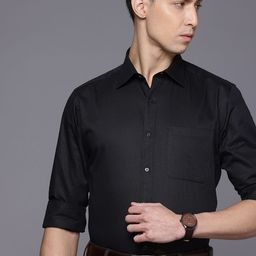 Raymond Slim Fit Pure Cotton Formal Shirt-image-100