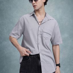 The Roadster Life Co. Drop Shoulder Sleeves Printed Pure Cotton Shirt-image-83