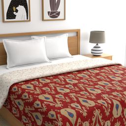 Portico New York Multicoloured Floral AC Room 110 GSM Double Bed Dohar-image-60