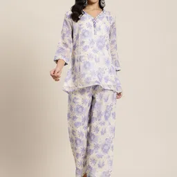 HERE&NOW Floral Print Tunic & Palazzos-picture-29