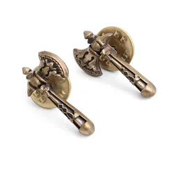 COSA NOSTRAA Men Gold-Toned Battle Axe Collar Tips Accessory Gift Set-image-13